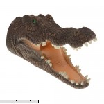 Fenteer Alligator Hand Puppet,Soft Rubber Realistic Animal Alligator Head Model Role Ply Toy for Kids Halloween Party Toy Gift  B07H957XPV